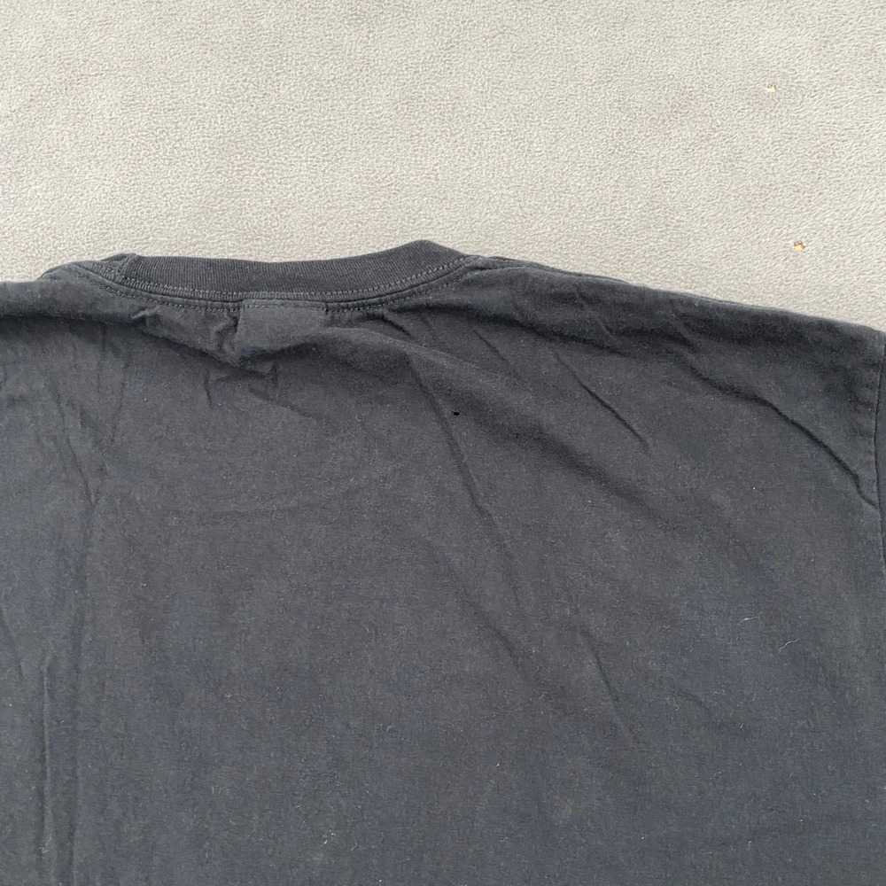 Vintage Man of God Husband Dad Grandpa Christian Cross Graphic Tee Large Black - Picture 6 of 7